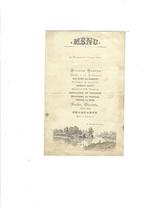 Ancien menu, Ophalen of Verzenden, Gebruikt