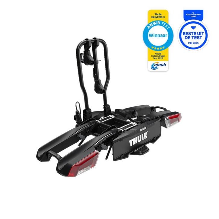 THULE Fietsendrage Easyfold 3 2 Fietsen (art. 944100), Auto diversen, Fietsendragers, Nieuw, Trekhaakdrager, 2 fietsen, Brede banden