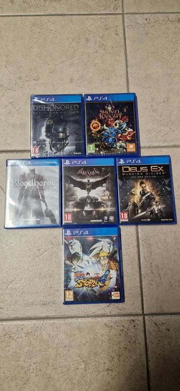 Lot PS4 games beschikbaar voor biedingen