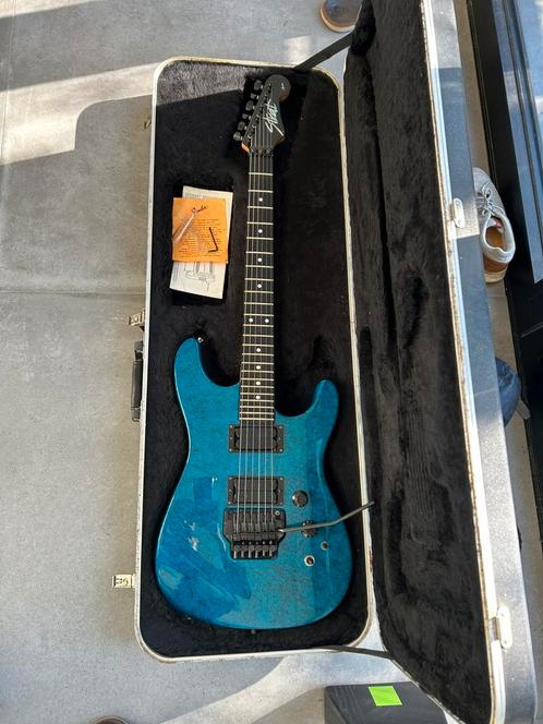 Fender HM superstrat HH 1989, Muziek en Instrumenten, Snaarinstrumenten | Gitaren | Elektrisch, Zo goed als nieuw, Fender, Ophalen