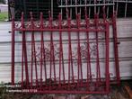 portail 3m (deux grilles de 150cm) et 2 pieds, Jardin & Terrasse, Portes de jardin, Comme neuf, Acier, 100 à 150 cm, Enlèvement ou Envoi