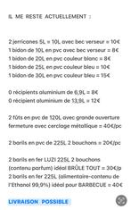 bacs pliables 40cm x 60cm pvc rigide, prix : 6€/pc, Utilisé