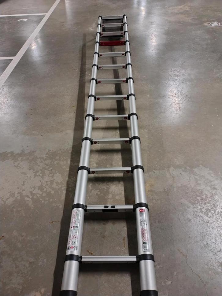 Professionele telescoop ladder Altrex met draagzak, Doe-het-zelf en Bouw, Ladders en Trappen, Ladder, Opvouwbaar of Inschuifbaar