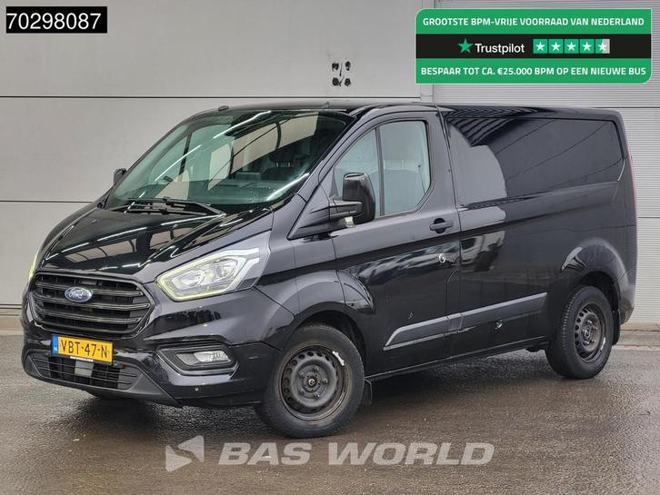 Ford Transit Custom 130PK Automaat L1H1 Trekhaak LED Navi Ai, Auto's, Bestelwagens en Lichte vracht, Bedrijf, Te koop, Achteruitrijcamera