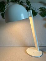 Vintage witte zware tafellamp, verstelbaar (evt Hala), Ophalen of Verzenden