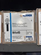 Berner meubelgreep bouten verzinkt M4x45, Ophalen of Verzenden, Zo goed als nieuw