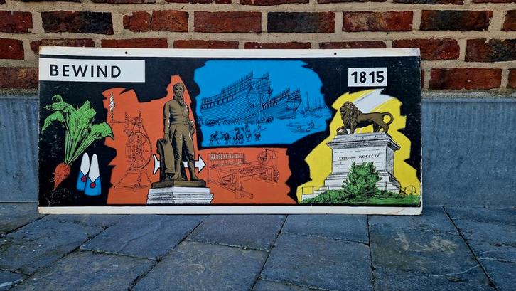 Luc Mathijs - 7 vintage schoolplaten, Antiek en Kunst, Kunst | Overige Kunst, Ophalen