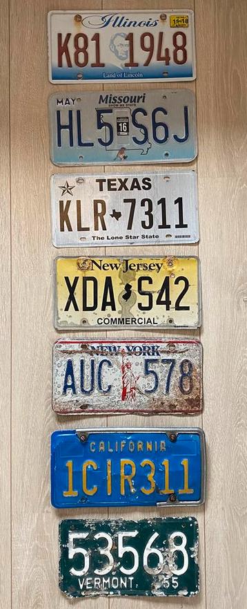 Amerikaanse nummerplaten, Autos : Divers, Supports de plaque d'immatriculation, Enlèvement, Utilisé