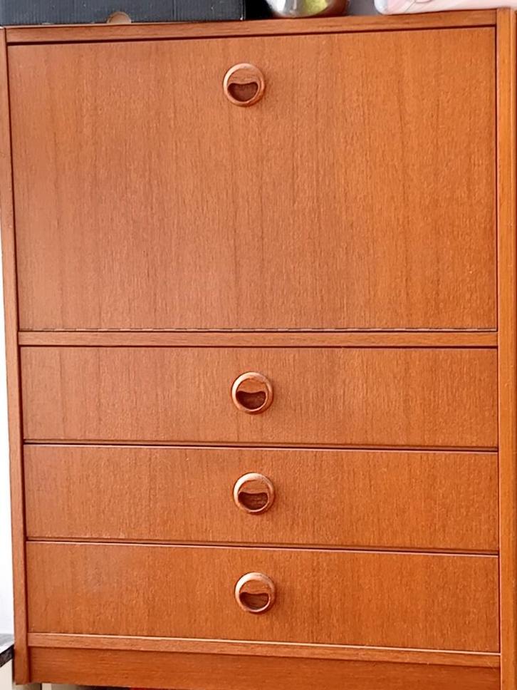 BAR Zeldzame originele Vintage Denemarken? Retro teak in zee, Huis en Inrichting, Woonaccessoires | Plaids en Woondekens, Gebruikt