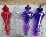 SALE 4 Grote mondgeblazen glazen pegels, leuk voor KERST, Ophalen of Verzenden, Zo goed als nieuw