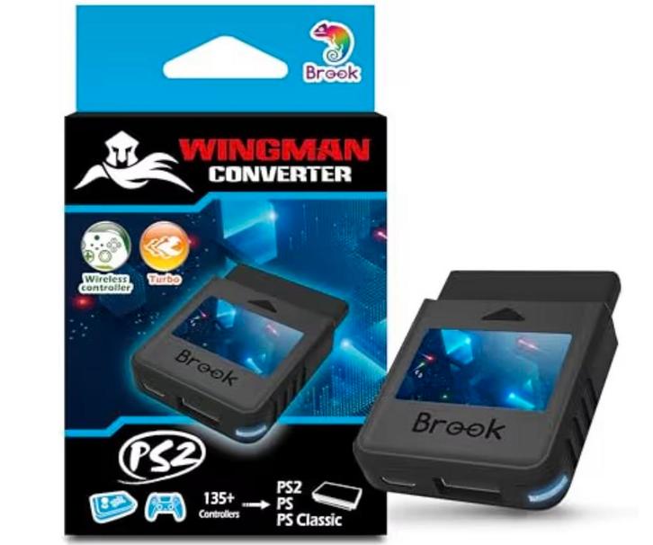 Brook Wingman PS2 Converter, Games en Spelcomputers, Games | Sony PlayStation 2, Zo goed als nieuw, Ophalen of Verzenden