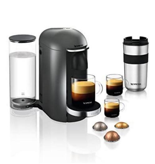 Nespresso vertuo, Elektronische apparatuur, Koffiezetapparaten, Zo goed als nieuw, Koffiepads en cups, Espresso apparaat, 10 kopjes of meer