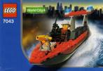 Lego World city brandweerboot -7043, Kinderen en Baby's, Speelgoed | Duplo en Lego, Ophalen, Zo goed als nieuw, Lego