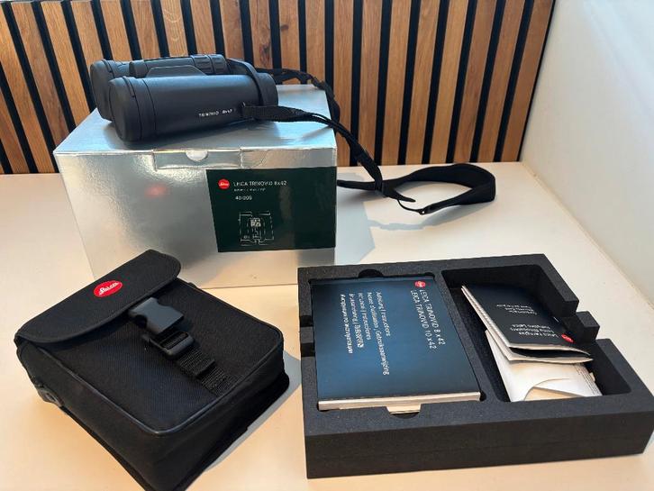 Leica Trinovid 8x42 verrekijker - as new, TV, Hi-fi & Vidéo, Matériel d'optique| Jumelles, Neuf, Autres types, 8 à 12x, Avec housse ou sac