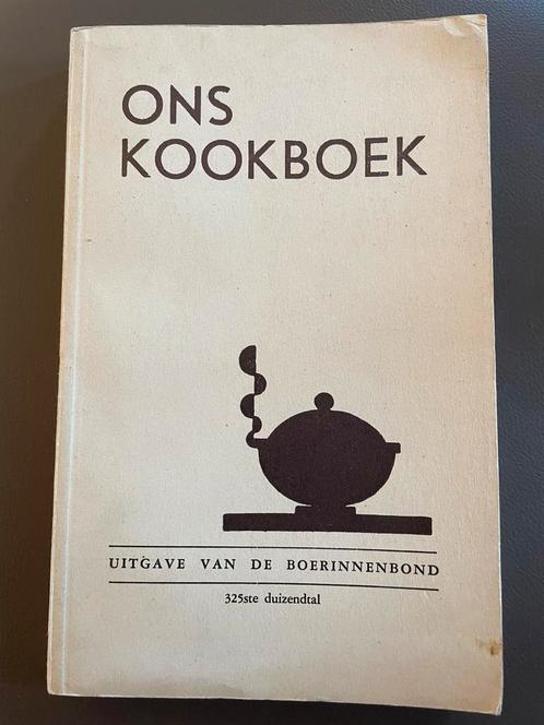 Ons Kookboek 1957 boerinnenbond KVLV, Boeken, Kookboeken, Zo goed als nieuw, Ophalen of Verzenden