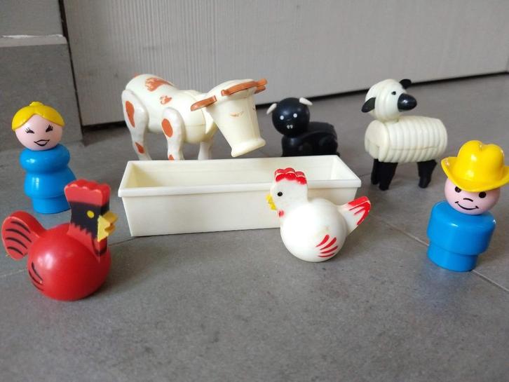 Fisher Price - Vintage - boerderij: extra's, Kinderen en Baby's, Speelgoed | Fisher-Price, Gebruikt, Speelset, Ophalen of Verzenden