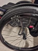 Twee rolstoel wielen merk Curvel 25 inch, Ophalen, Zo goed als nieuw, Handbewogen rolstoel