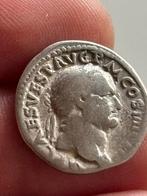 Zilveren Denari Keizer Vespasianus, Ophalen, Italië, Losse munt, Zilver