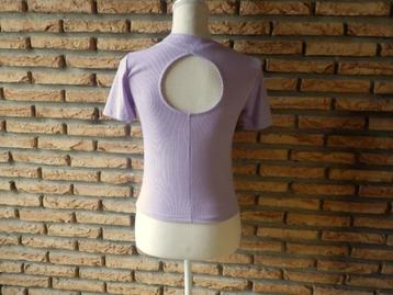 (53)- tee shirt femme t.36 lilas - lefties - beschikbaar voor biedingen
