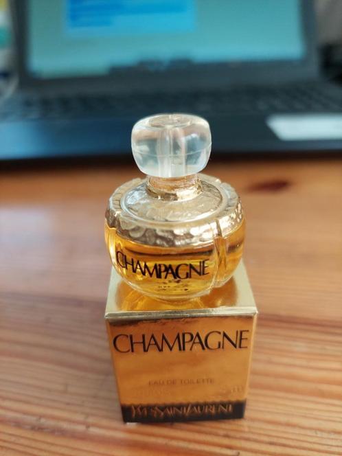 Yves Saint Laurent Champagne Parfum Miniatuur 4ml, Verzamelen, Parfumverzamelingen, Nieuw, Miniatuur, Gevuld, Ophalen of Verzenden