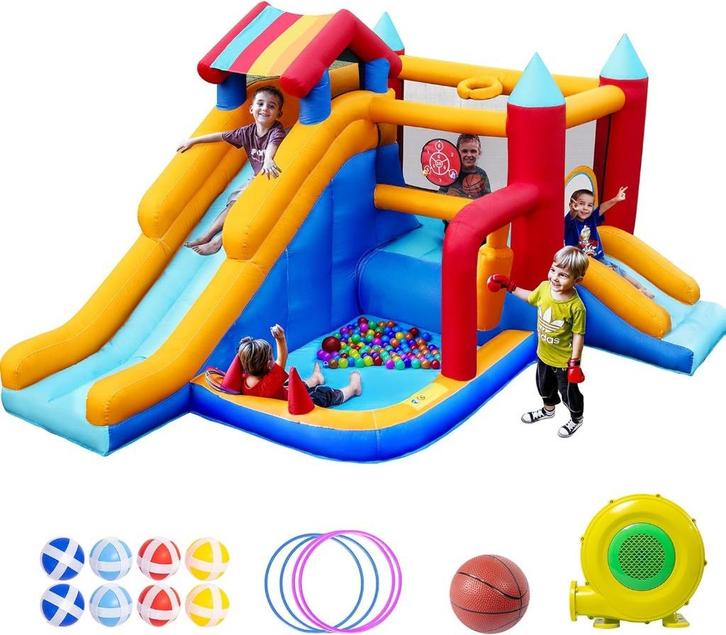 FOOING Opblaasbaar kasteel SNELLE GRATIS LEVERING, Hobby en Vrije tijd, Feestartikelen, Nieuw, Feestartikel, Verzenden