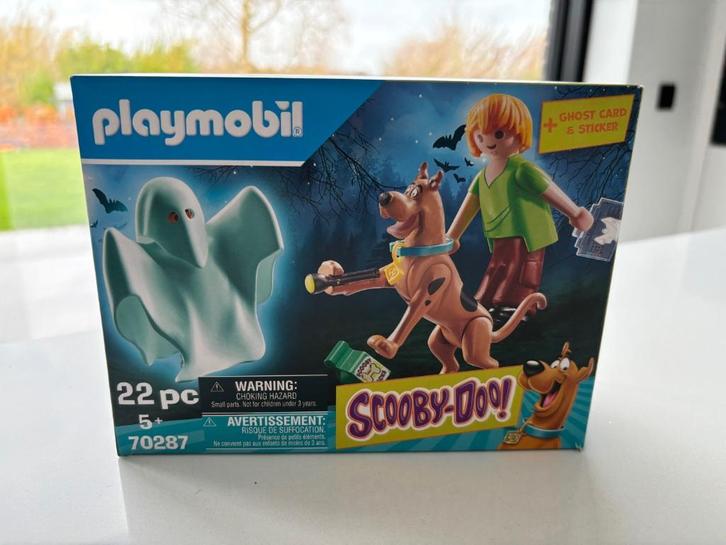 Playmobil Scooby-Doo (70287) Scooby & Sammy met spook, Kinderen en Baby's, Speelgoed | Playmobil, Zo goed als nieuw, Complete set