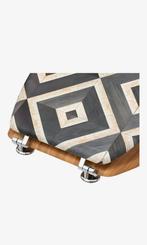 5five - toiletbril - canvas - flap - geruit tegelmotief, Huis en Inrichting, Ophalen of Verzenden, Zo goed als nieuw