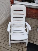 4 tuinstoelen met kussen te koop, Tuin en Terras, Tuinstoelen, Ophalen, Gebruikt, Verstelbaar