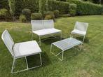 Tuinset Tomasucci - wit frame met beige kussens, Ophalen, Tuinset