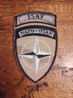 Patch OTAN NATO ISAF Afghanistan, Collections, Emblème ou Badge, Armée de terre, Enlèvement ou Envoi