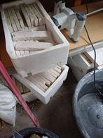 Steenstrip agora nevelwit WF en hoekstrips., Doe-het-zelf en Bouw, Ophalen, Zo goed als nieuw, Bakstenen