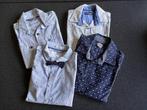 4 hemden - maat 128, Ophalen of Verzenden, Zo goed als nieuw, Jongen, Overhemd of Blouse