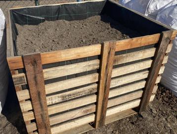 Moestuinbak los of compleet incl bemeste teelaarde+potgrond beschikbaar voor biedingen