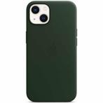 Apple Iphone 13 Leather Backcover MagSafe  - Sequoia Green, Ophalen of Verzenden, Zo goed als nieuw, IPhone 13, Hoesje of Tasje