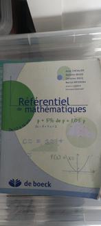 Livre Référentiel de mathématiques de 12 à 16 ans, Secondaire, Enlèvement, Utilisé
