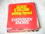 45 T  - SINGLE  -  Gilbert O'Sullivan ‎– NOTHING RHYMED, Pop, 7 inch, Single, Verzenden