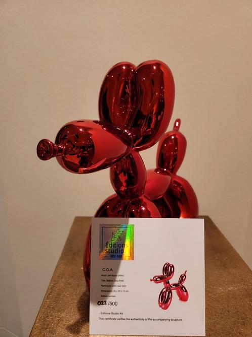 ❤️🐶 Jeff Koons (Après) - Balloon Dog (rouge), Antiquités & Art, Art | Objets design, Enlèvement ou Envoi