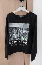 Zwarte T-shirt lange mouwen - maat 146/152, Ophalen, Gebruikt, Meisje, H&M