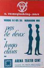 poster Hugo Claus Pas de Deux 1974 Arena Theater Ronse, Verzamelen, Ophalen of Verzenden