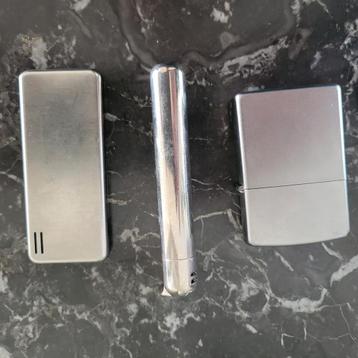 6 oude aanstekers, zippo, addex,... beschikbaar voor biedingen