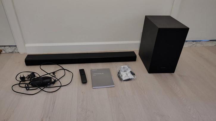 Samsung soundbar t5 series, Audio, Tv en Foto, Soundbars, Zo goed als nieuw, Ophalen