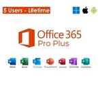 MS Office 365 Pro Plus (voor 5 pc's/Macs), Computers en Software, Office-software, Ophalen, Nieuw, Word, IOS