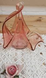 Vintage glazen roze zwaan, Antiek en Kunst, Ophalen of Verzenden
