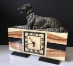 Belle horloge art déco avec chien couché, Antiquités & Art, Antiquités | Horloges, Enlèvement