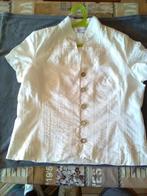 Veste doublée blanc cassé manches courtes 46 Armand Thiery, Comme neuf, ARMAND THIERY, Taille 46/48 (XL) ou plus grande, Enlèvement ou Envoi