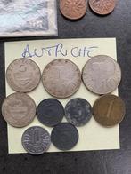 Devise AUTRICHE: 9 pièces 2e république (1955 à 1973), Ophalen of Verzenden, Oostenrijk, Losse munt