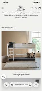 Halfhoogslaper, Lifetime,wit, Ophalen, Gebruikt, 90 cm, Eenpersoons