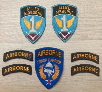Diverse patches First Allied Airborne Army REPRO