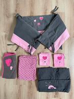 Roze -grijs Childwood beddengoed kinderbedje., Ophalen of Verzenden, Gebruikt