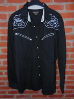 Hemd in zeer goede staat, Kleding | Heren, Overhemden, Ophalen of Verzenden, Gedragen, Zwart, Halswijdte 43/44 (XL)